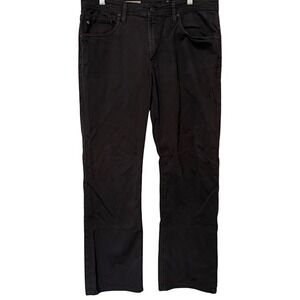 AG Adriano Goldschmied The Protege Charcoal Gray Straight Leg Chino Pants 34